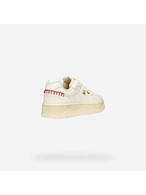 Geox Krémové dievčenské tenisky Geox Lestrella