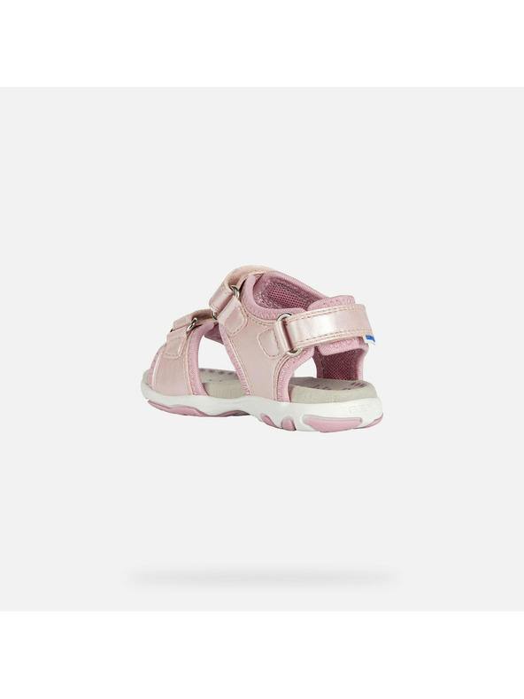 Geox Ružové dievčenské sandále Geox Flaffee