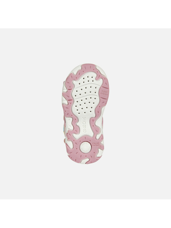 Geox Ružové dievčenské sandále Geox Flaffee