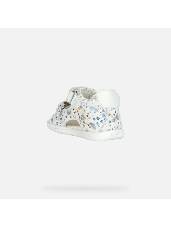 Geox Dievčenské prvé kroky Geox Macchia Krémová