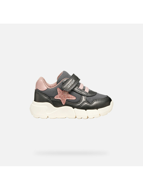 Geox Dievčenské prvé kroky Geox Flexyper Sivá