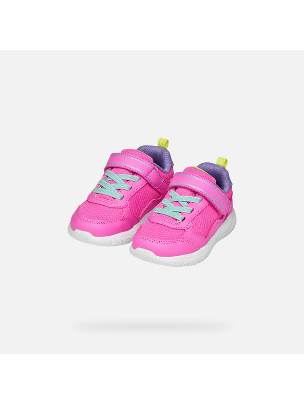 Geox Dievčenské prvé kroky Geox Sprintye Ružová