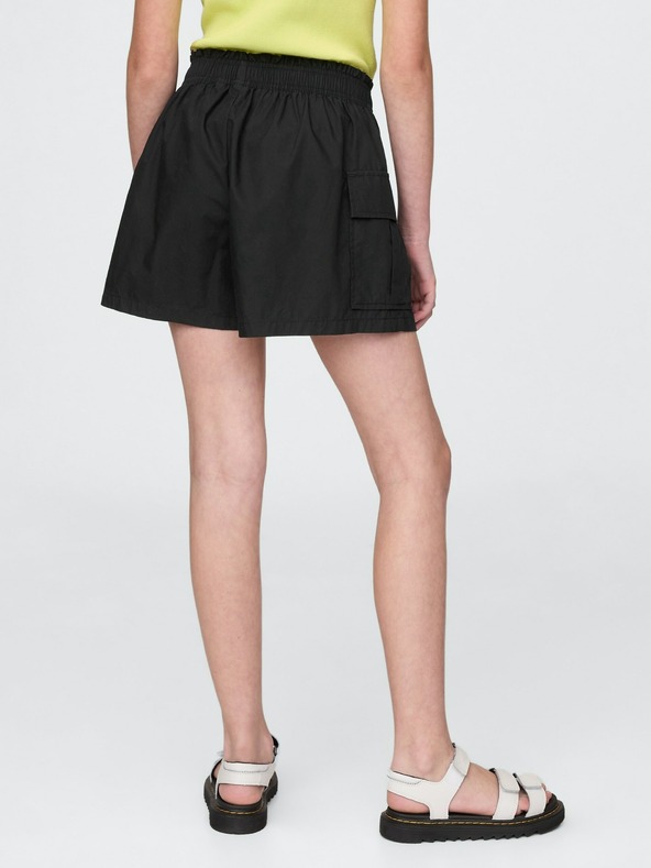 GAP Detské popelínové cargo kraťasy GAP