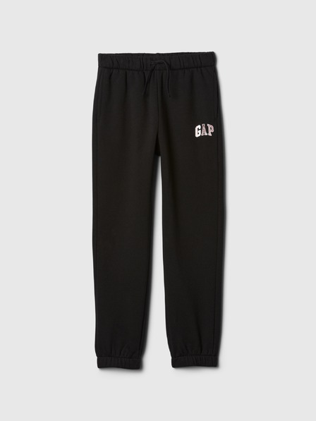GAP Detské tepláky fleece logo army GAP