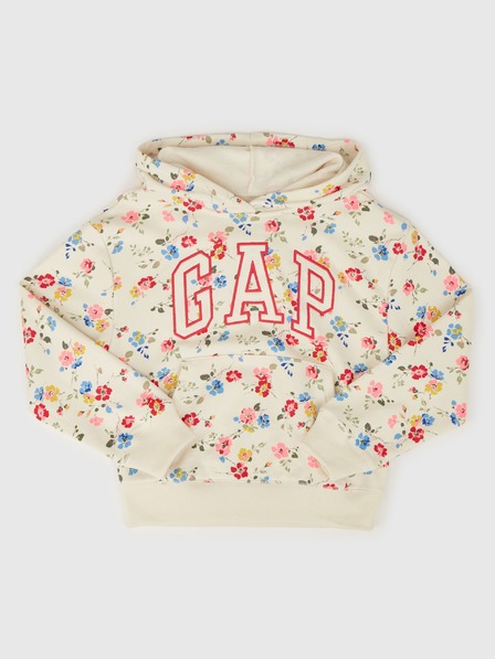 GAP Detská mikina s logom a fleece GAP