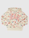 GAP Detská mikina s logom a fleece GAP