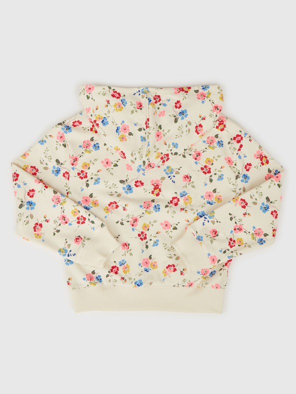 GAP Detská mikina s logom a fleece GAP