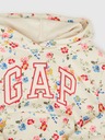 GAP Detská mikina s logom a fleece GAP