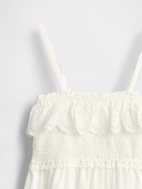 GAP Detské šaty s volánmi Americana GAP