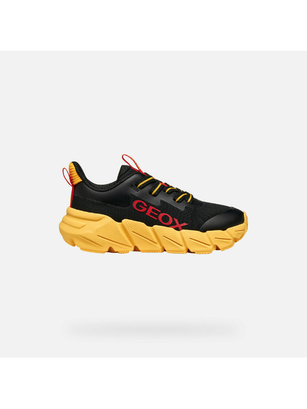 Geox Čierne chlapčenské tenisky Geox Flexyper Fast