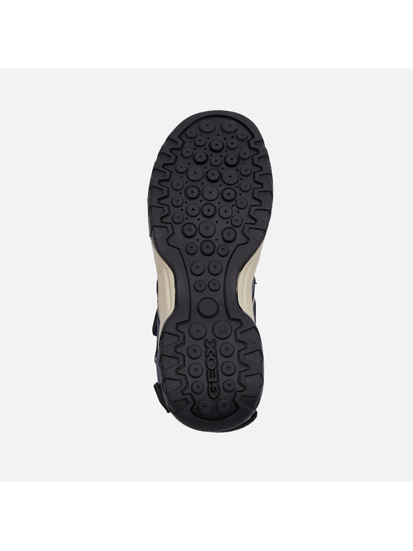 Geox Tmavo modré chlapčenské sandále Geox Borealis