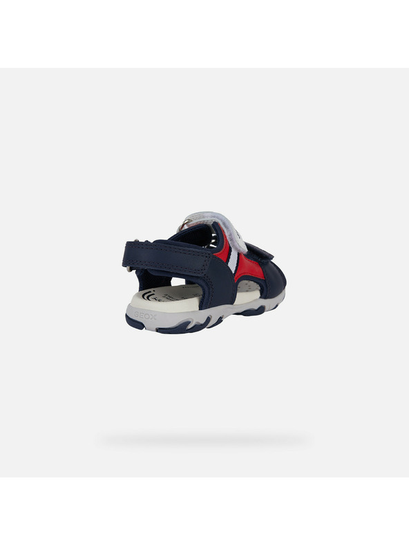 Geox Tmavomodré chlapčenské sandále Geox Flaffee