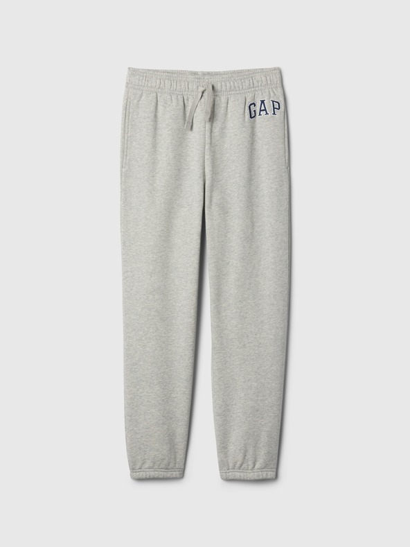 GAP Detské tepláky fleece logo army GAP