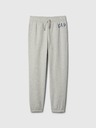 GAP Detské tepláky fleece logo army GAP