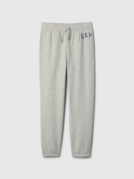 GAP Detské tepláky fleece logo army GAP