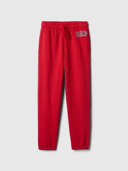 GAP Detské tepláky fleece logo army GAP