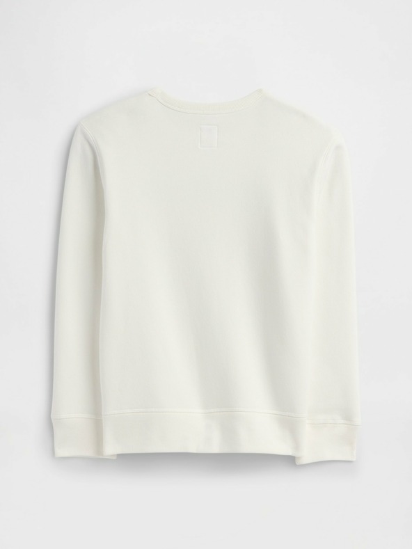 GAP Detská mikina s logom a fleece GAP