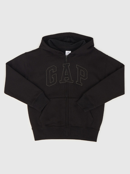 GAP Detská mikina s logom a fleece GAP