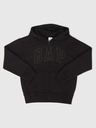 GAP Detská mikina s logom a fleece GAP