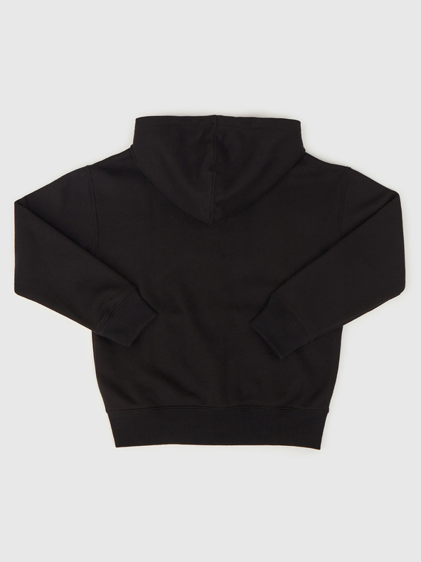 GAP Detská mikina s logom a fleece GAP