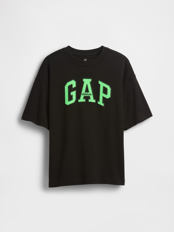 GAP Detské oversize tričko Heavyweight Athletic Logo GAP
