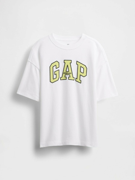 GAP Detské oversize tričko Heavyweight Athletic Logo GAP