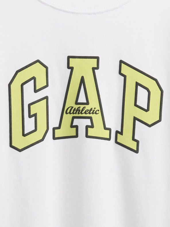 GAP Detské oversize tričko Heavyweight Athletic Logo GAP