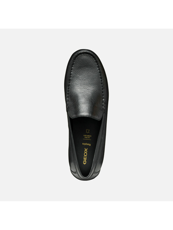 Geox Čierne pánske mokasíny Geox Spherica EC16
