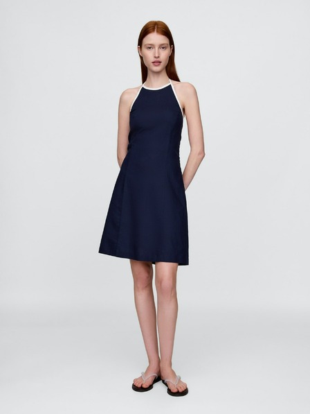 GAP Ľanové mini šaty Americana GAP