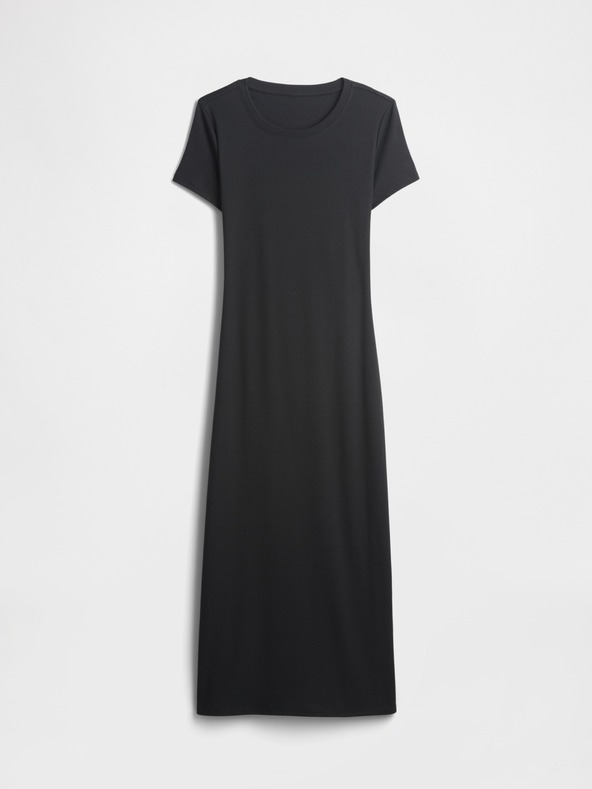 GAP Úpletové midi šaty s výrezmi GAP