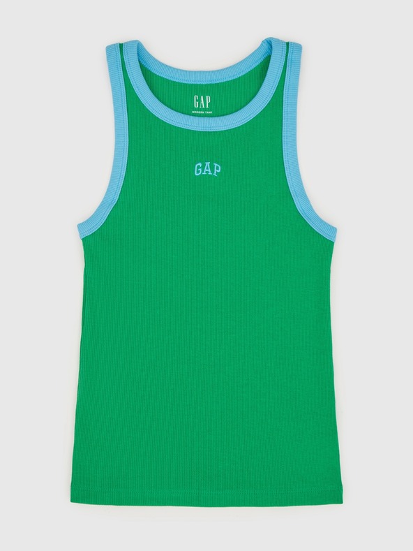 GAP Rebrovaný top s logom GAP