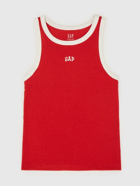 GAP Rebrovaný top s logom GAP