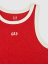 GAP Rebrovaný top s logom GAP