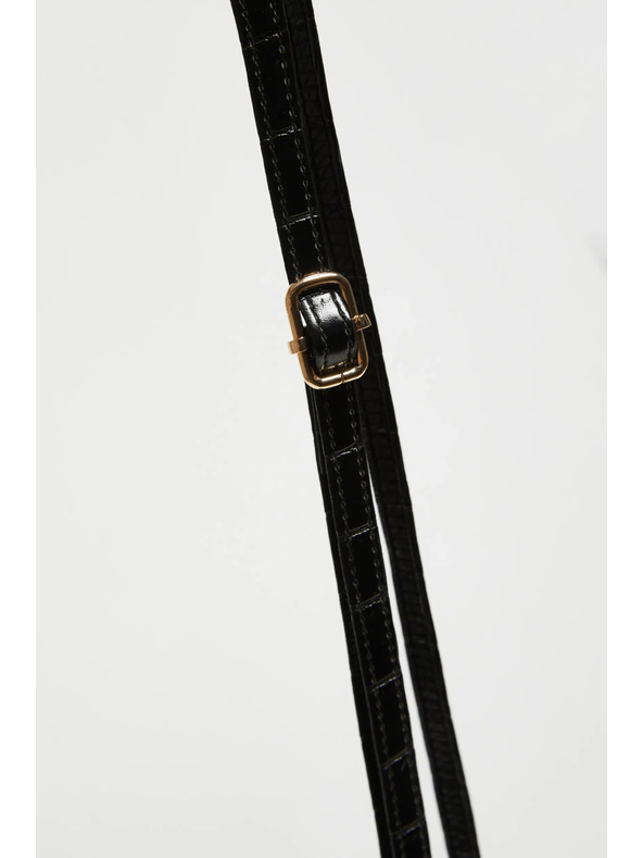 Moodo Čierny obal na telefón cez rameno