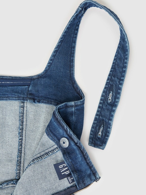 GAP Džínsové midi šaty GAP