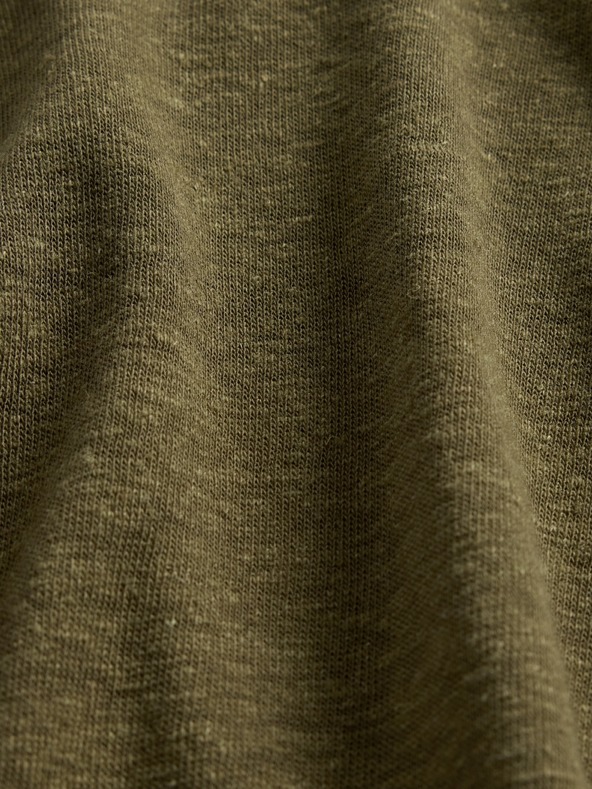 GAP Ľanové crop tričko GAP