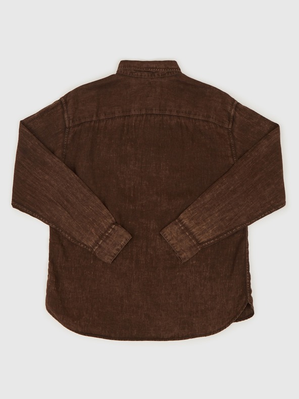 GAP Ľanová košeľa Classic Shirt GAP