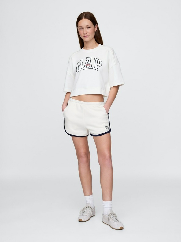 GAP Oversize crop mikina VintageSoft Americana GAP