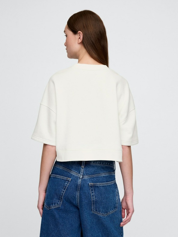 GAP Oversize crop mikina VintageSoft Americana GAP