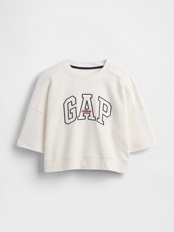 GAP Oversize crop mikina VintageSoft Americana GAP