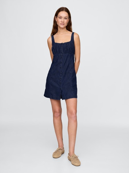 GAP Džínsové mini šaty UltraSoft GAP