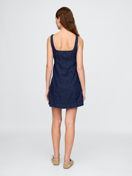 GAP Džínsové mini šaty UltraSoft GAP