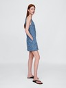 GAP Džínsové mini šaty UltraSoft Americana GAP