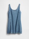 GAP Džínsové mini šaty UltraSoft Americana GAP