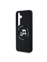 Karl Lagerfeld Karl Lagerfeld Liquid Silicone K&CH Heads MagSafe Zadný Kryt pre Samsung Galaxy S25 Black