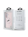 Karl Lagerfeld Karl Lagerfeld Liquid Silicone K&CH Heads MagSafe Zadný Kryt pre Samsung Galaxy S25 Pink