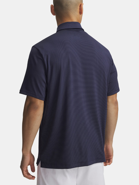 Under Armour Pánske tričko Under Armour UA Plyoff 3.0 Pruhované Polo LB-BLU