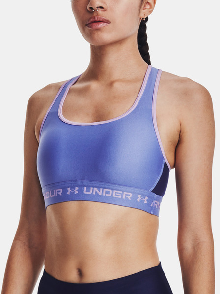Under Armour Dámska podprsenka Under Armour UA Crossback Mid Bra-BLU
