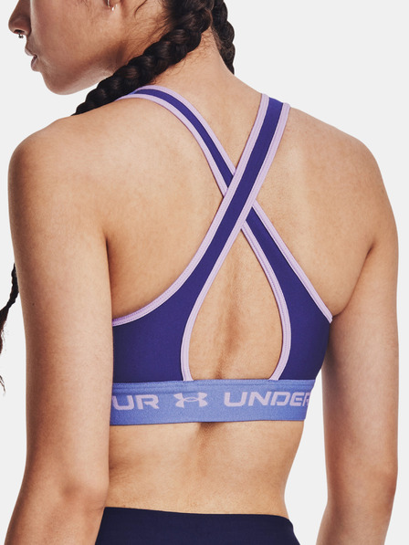 Under Armour Dámska podprsenka Under Armour UA Crossback Mid Bra-BLU