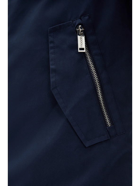 Moodo Tmavo modrá dámska bunda